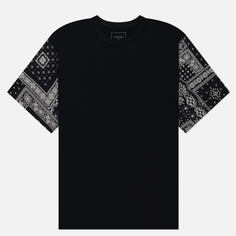 Мужская футболка SOPHNET. Bandana Sleeve Wide, цвет чёрный, размер S