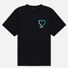 Мужская футболка SOPHNET. Heart Wide, цвет чёрный, размер L