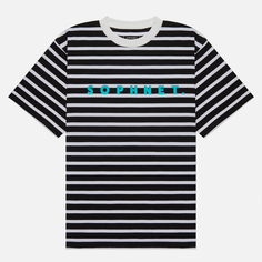 Мужская футболка SOPHNET. Classic Logo Border, цвет чёрный, размер M