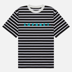 Мужская футболка SOPHNET. Classic Logo Border, цвет чёрный, размер M