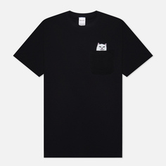 Мужская футболка RIPNDIP Lord Nermal Peace Pocket, цвет чёрный, размер S