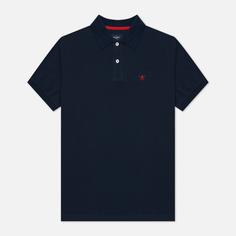 Мужское поло Hackett Slim Fit Logo, цвет синий, размер L