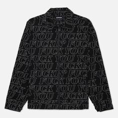 Мужская куртка ветровка RIPNDIP Fuckin Fuck Quilted Work, цвет чёрный, размер L