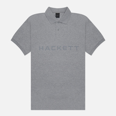 Мужское поло Hackett Essential, цвет серый, размер XXL