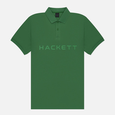 Мужское поло Hackett Essential, цвет зелёный, размер XXL