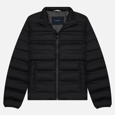 Мужской пуховик Hackett Light Weight Moto, цвет чёрный, размер XL