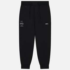 Мужские брюки F.C. Real Bristol 4-Way Stretch Ribbed, цвет чёрный, размер M