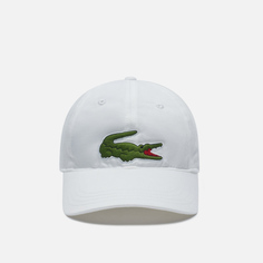 Кепка Lacoste Adjustable Organic Cotton Twill, цвет белый