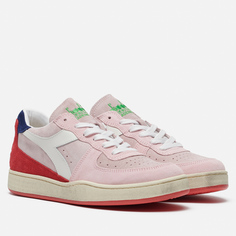 Кроссовки Diadora Heritage x Pastiglie Leone Mi Basket Low Lampone ITA, цвет розовый, размер 39 EU