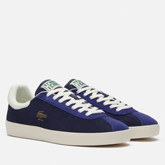 Мужские кроссовки Lacoste Baseshot Premium Suede, цвет синий, размер 40.5 EU