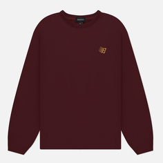 Мужская толстовка Bronze 56K Logo Crew Neck, цвет бордовый, размер S