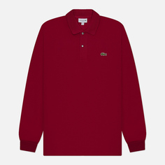 Мужской лонгслив Lacoste L 13.12., цвет бордовый, размер M