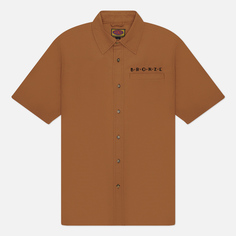 Мужская рубашка Bronze 56K Ripstop Button Up, цвет коричневый, размер XXL