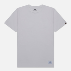 Мужская футболка Alpha Industries Essential Crew Neck, цвет белый, размер XXL
