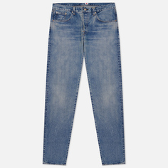 Мужские джинсы Edwin Regular Tapered Kaihara Dark Pure Indigo Rainbow Selvage 13.5 Oz, цвет голубой, размер 34/34