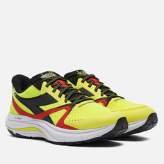 Мужские кроссовки Diadora Mythos Blushield 8 Vortice, цвет жёлтый, размер 45 EU