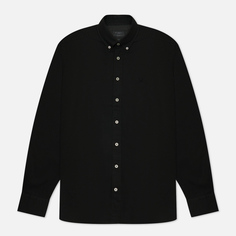 Мужская рубашка Hackett Garment Dyed Oxford Slim Fit Logo, цвет зелёный, размер XL