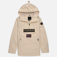 Женская куртка анорак Napapijri Rainforest Pocket Summer, цвет бежевый, размер XS