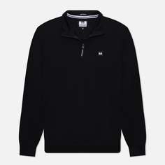 Мужская толстовка Weekend Offender Faraone Quarter Zip, цвет чёрный, размер M