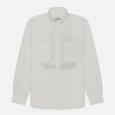 Мужская рубашка uniform experiment Insane Dungaree, цвет белый, размер M