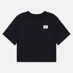 Женская футболка Jordan Essentials Boxy, цвет чёрный, размер M