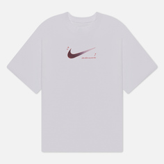 Женская футболка Nike Graphic Printed 3 Boxy, цвет белый, размер S