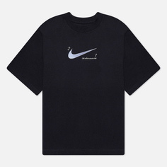 Женская футболка Nike Graphic Printed 3 Boxy, цвет чёрный, размер M