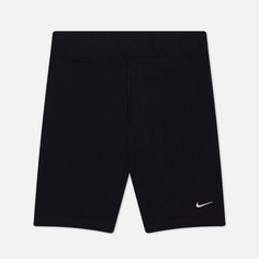 Женские шорты Nike Essential Mid-Rise 10 Biker, цвет чёрный, размер L
