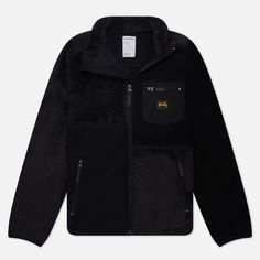 Мужская флисовая куртка Stan Ray Patchwork Fleece, цвет чёрный, размер S