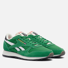 Мужские кроссовки Reebok Classic Leather Human Rights Now!, цвет зелёный, размер 43 EU