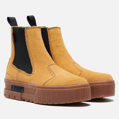 Женские ботинки Puma Mayze Chelsea Suede, цвет коричневый, размер 40 EU