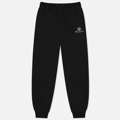 Мужские брюки Aquascutum Active Basic Ribbed Track, цвет чёрный, размер XXL