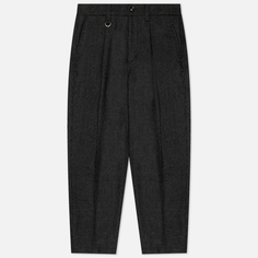 Мужские брюки SOPHNET. Melange Tweed Gun Club Check 1 Tuck Wide Tapered, цвет чёрный, размер XL