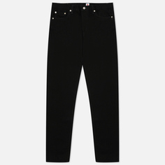 Мужские джинсы Edwin Slim Tapered Kaihara Right Hand Black Denim 13 Oz, цвет чёрный, размер 32/30