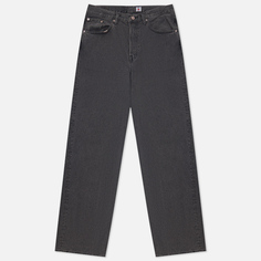 Мужские джинсы Edwin Wide Kaihara Right Hand Black Denim 13 Oz, цвет серый, размер 32/32