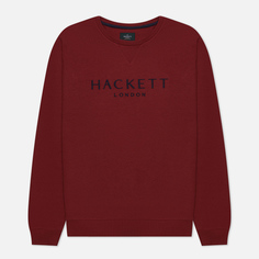 Мужская толстовка Hackett Heritage Crew, цвет бордовый, размер XXXL