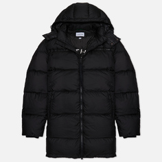 Мужской пуховик Lacoste Quilted Puffer Long, цвет чёрный, размер 58