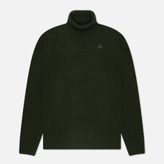 Мужской свитер K-Way Henry Lambswool, цвет зелёный, размер L
