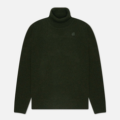 Мужской свитер K-Way Henry Lambswool, цвет зелёный, размер L