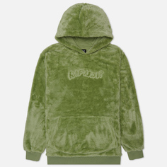 Мужская толстовка RIPNDIP Waves Sherpa Hoodie, цвет зелёный, размер XL