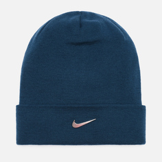 Шапка Nike Cuffed Swoosh, цвет синий