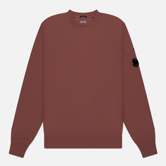 Мужская толстовка C.P. Company Brushed & Emerized Diagonal Fleece Lens Resist Dyed, цвет коричневый, размер M