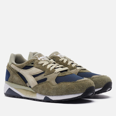 Мужские кроссовки Diadora N.9002 Winter, цвет оливковый, размер 44.5 EU