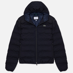 Мужской пуховик Lacoste Quilted Hooded, цвет синий, размер 54