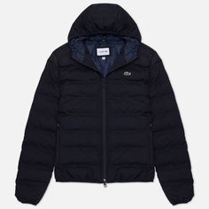 Мужской пуховик Lacoste Quilted Hooded, цвет синий, размер 54