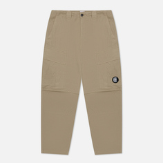 Мужские брюки C.P. Company Microreps Loose Cargo, цвет оливковый, размер 48