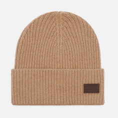 Шапка Hackett Cash Beanie, цвет бежевый