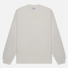 Мужской лонгслив Lacoste Loose Fit Tennis, цвет белый, размер S