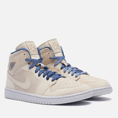 Женские кроссовки Jordan Wmns Air Jordan 1 Mid SE Sanddrift, цвет бежевый, размер 36.5 EU