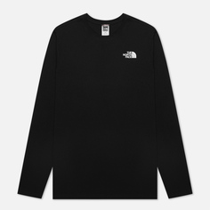 Мужской лонгслив The North Face Red Box, цвет чёрный, размер L